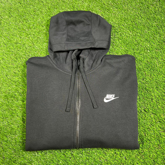 Nike Black Full Zip Hoodie SIze Large USED v16665