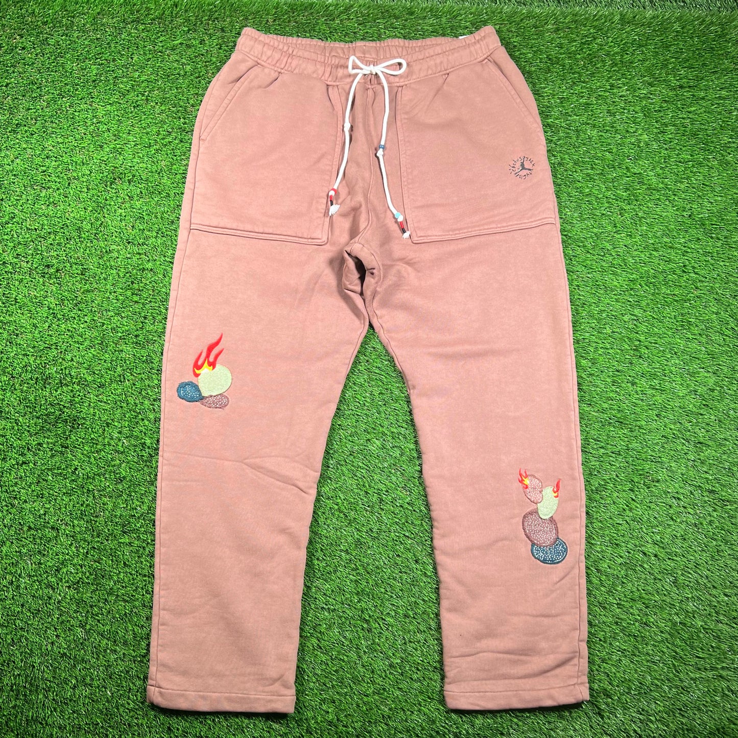 Jordan Travis Scott Archaeo Brown Sweatpants Size XL NEW x16187