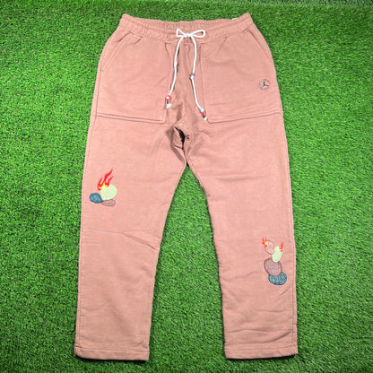 Jordan Travis Scott Archaeo Brown Sweatpants Size XL NEW x16187