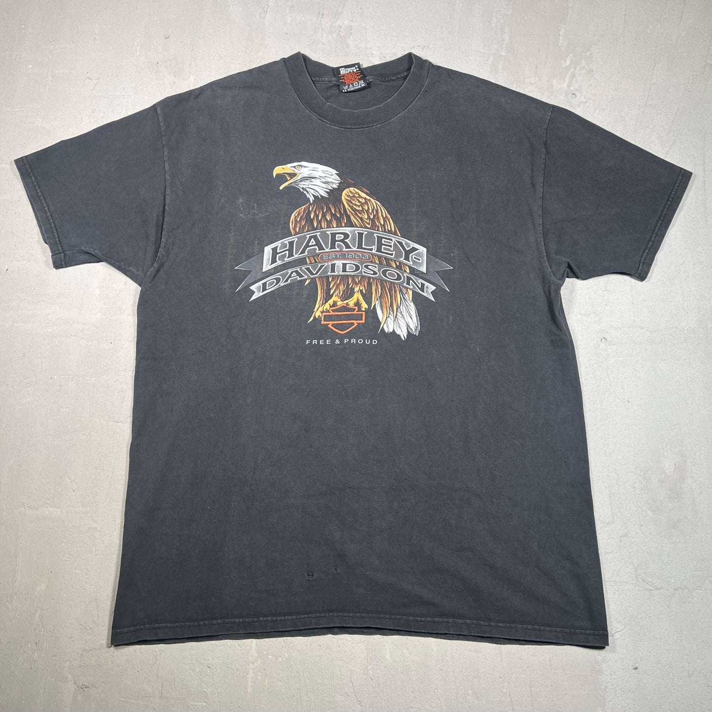 1998 Harley Davidson Black Eagle Tee Size XL USED v18974