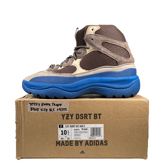 Yeezy Desert Boot Taupe Blue Size 10.5 USED s9292