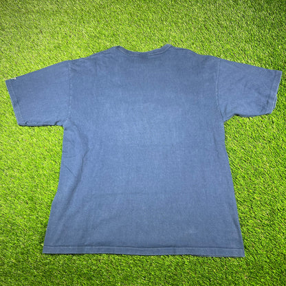1990s Dallas Cowboys Starter Navy Blue Tee Size XL USED v16955