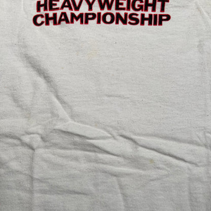 1992 Hollyfield vs Bowe White Tee Size Large USED v19518