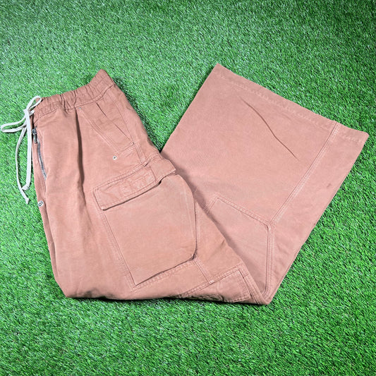Rick Owens DRKSHDW EDFU Double Cargo Jumbo Belas Brown (2023) Size Large x14738