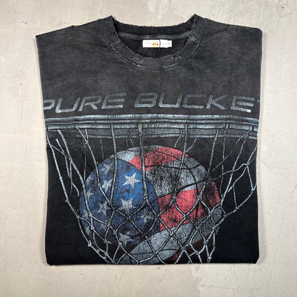 Vale Dreams "Pure Bucket" Black Tee Size Small NEW x17406