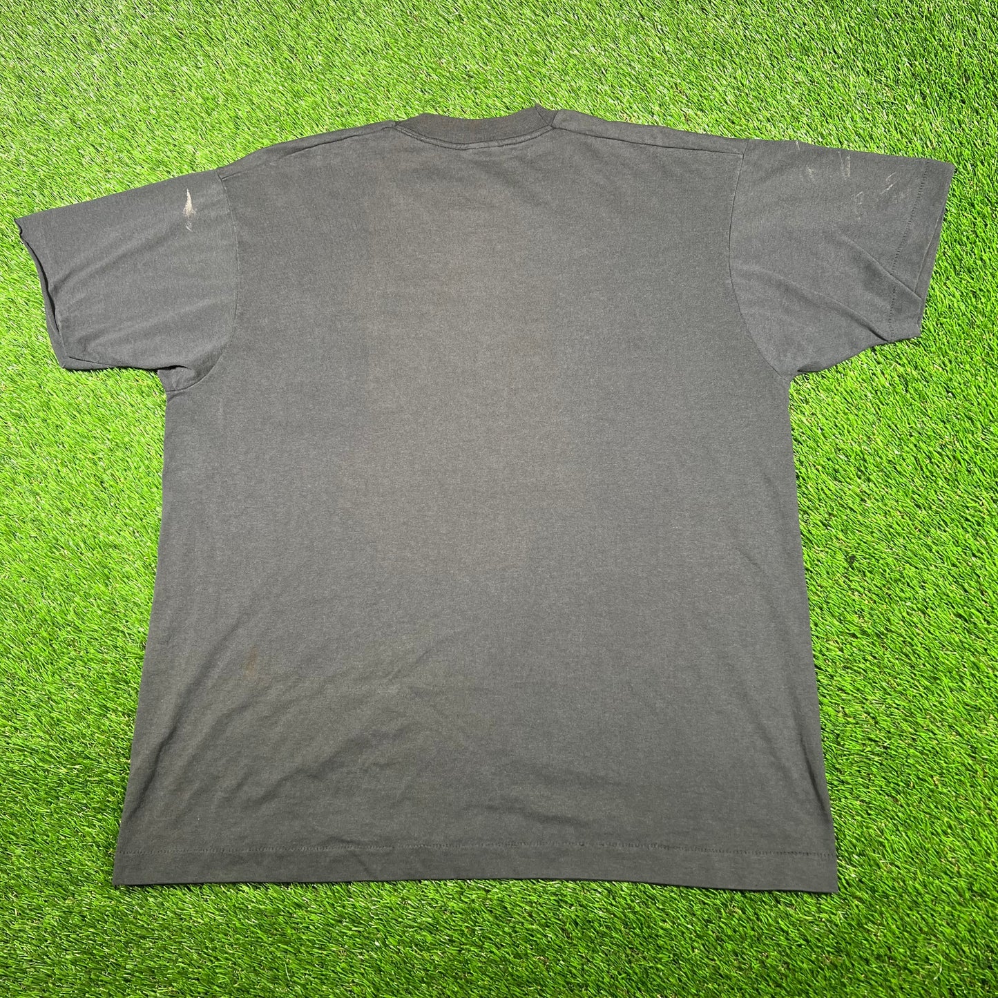 1990s Jungle Zookeeper Hungry Black Tee Size XL USED v17219