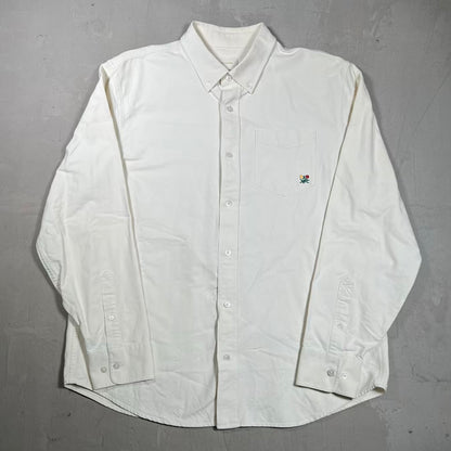 Aime Leon Dore White Button Up Size XL USED x18389