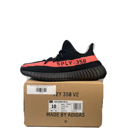 Yeezy 350 Core Black Red (2016) Size 10 NEW s17261