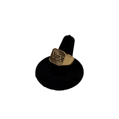 Yeezy Season 2 Merch YZY Gold Ring Size 9 USED x12030