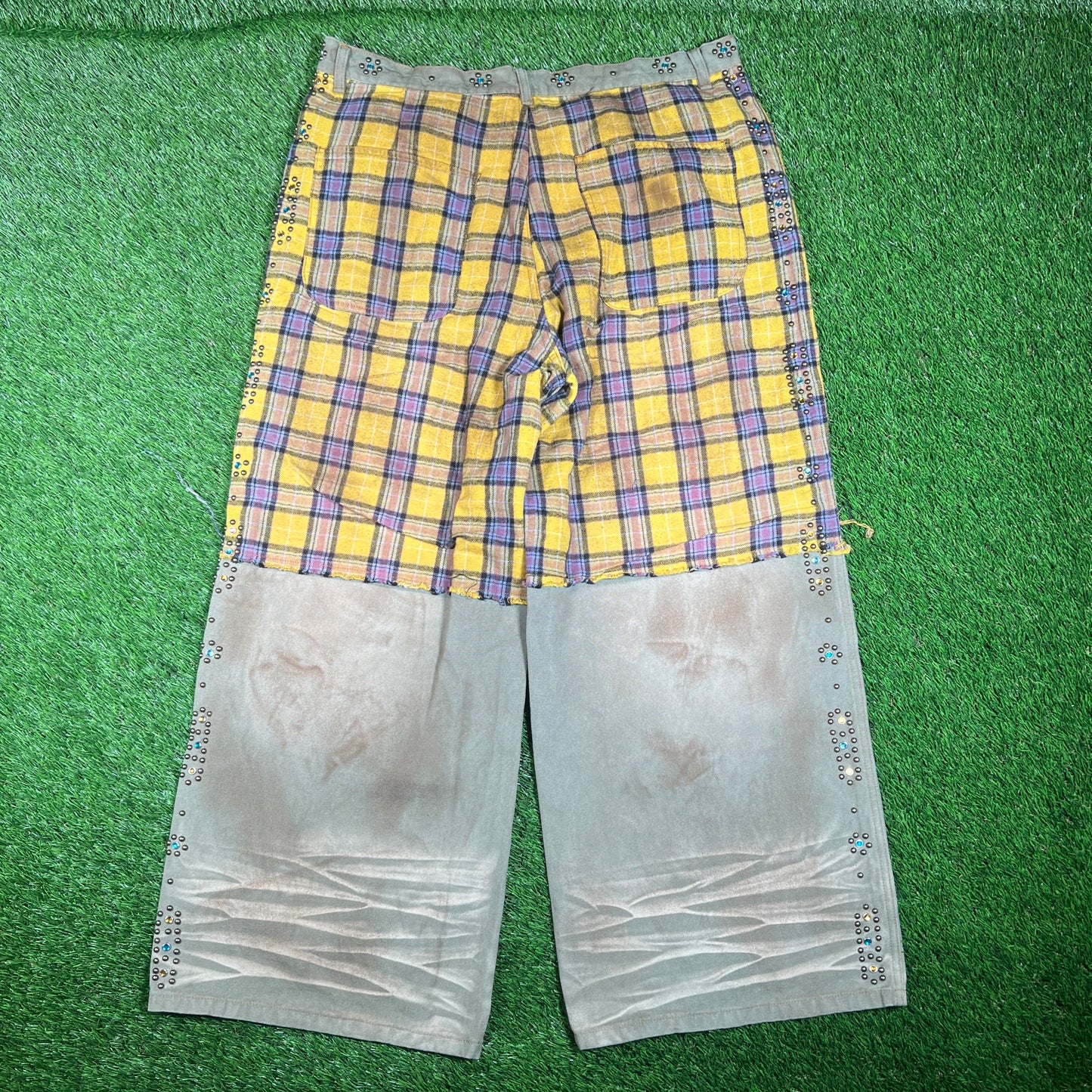 Vale Armor Flannel Yellow Workwear Pants Size 32 NEW x15891