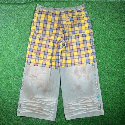 Vale Armor Flannel Yellow Workwear Pants Size 32 NEW x15891