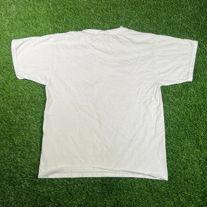 1999 Ricky Martin White Protrait Tee Size Small USED v18221