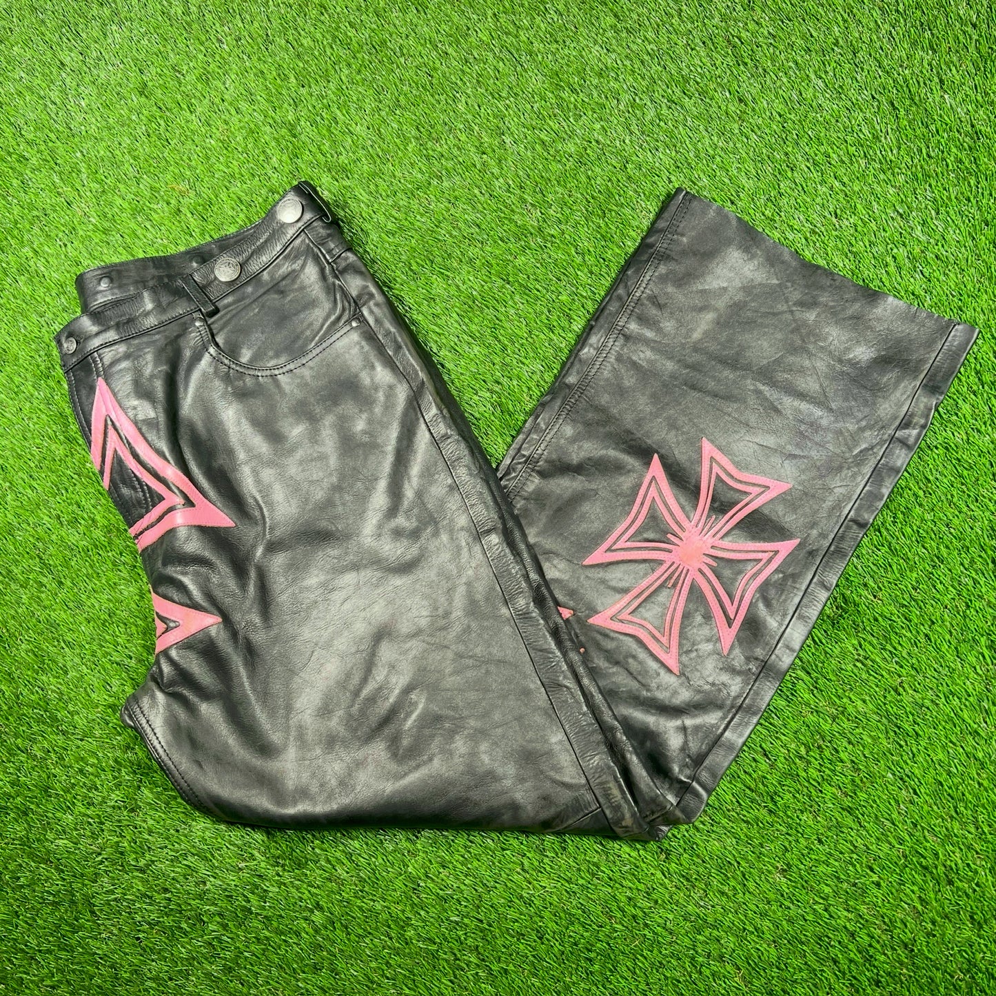 Vale Forever Leather Croxxx Pants Size 40 USED x15633