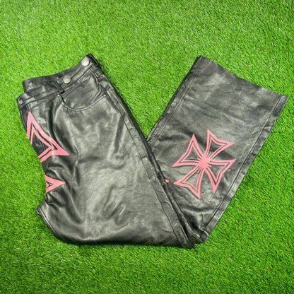 Vale Forever Leather Croxxx Pants Size 40 USED x15633