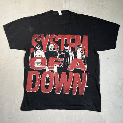 2012 System of A Down Black Tour Tee Size Medium USED v19583