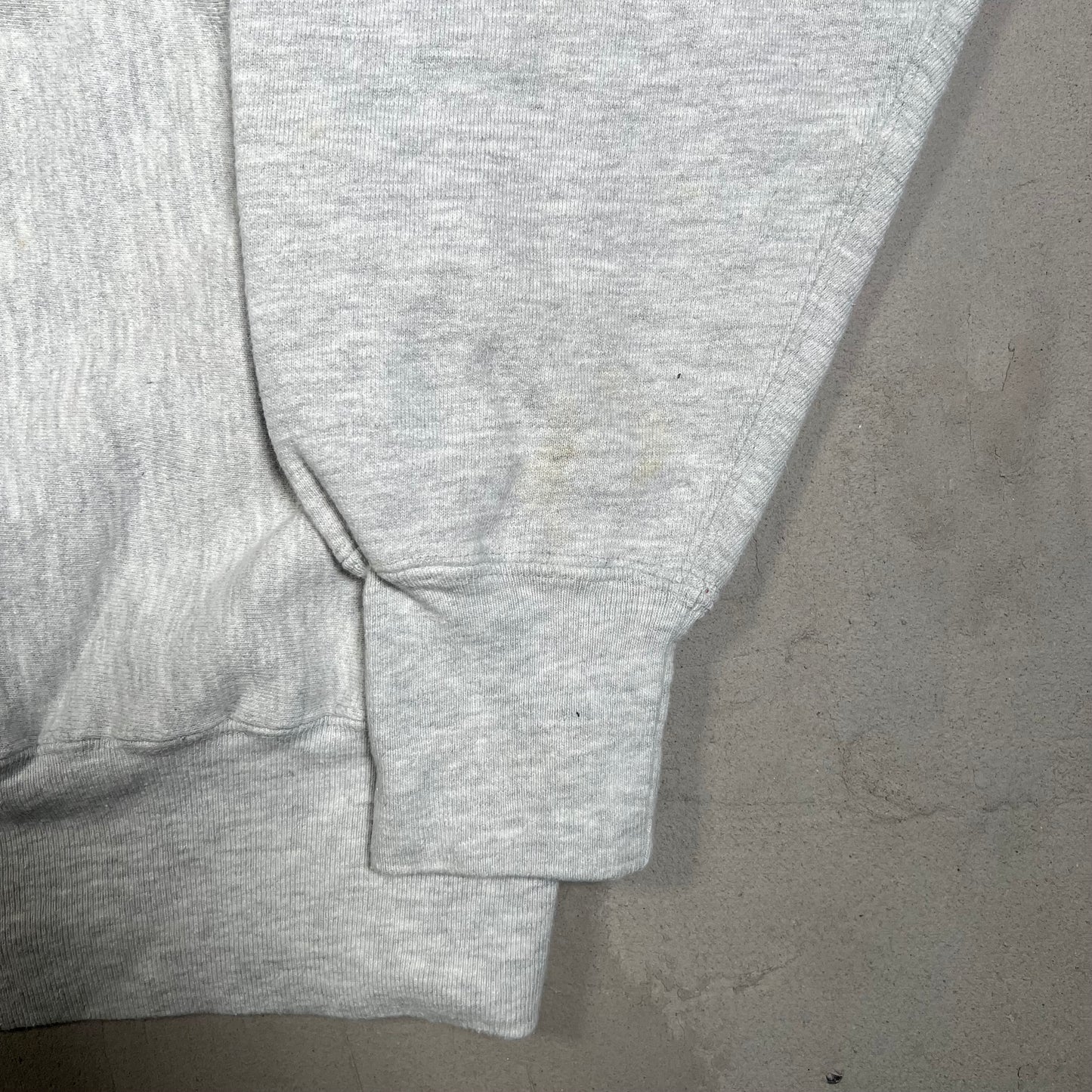 1990s Westford Academy Reverse Weave Champion Grey Crewneck Size XL USED v19023