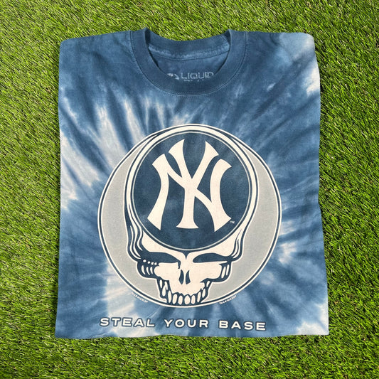2018 Grateful Dead x New York Yankees Size Medium USED v16643