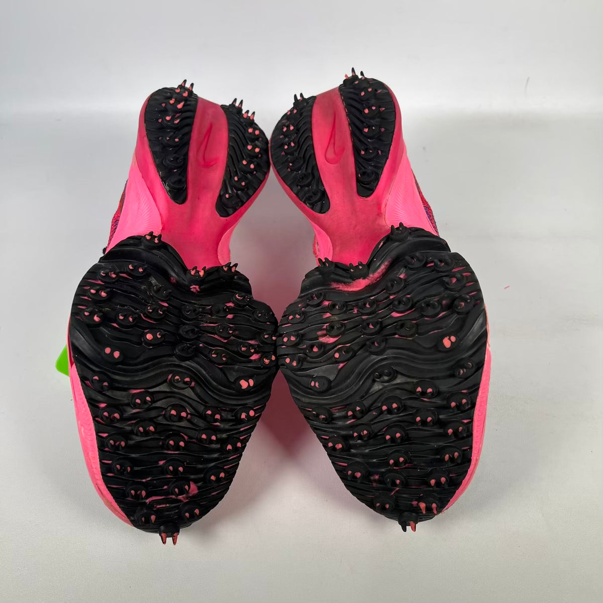 Nike Air Zoom Tempo Next% Flyknit Off-White Racer Blue Pink Glow (2021) Size 7.5 USED S23604