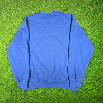 1990s Foxwoods Casino Blue Crewneck Size XL USED v17632