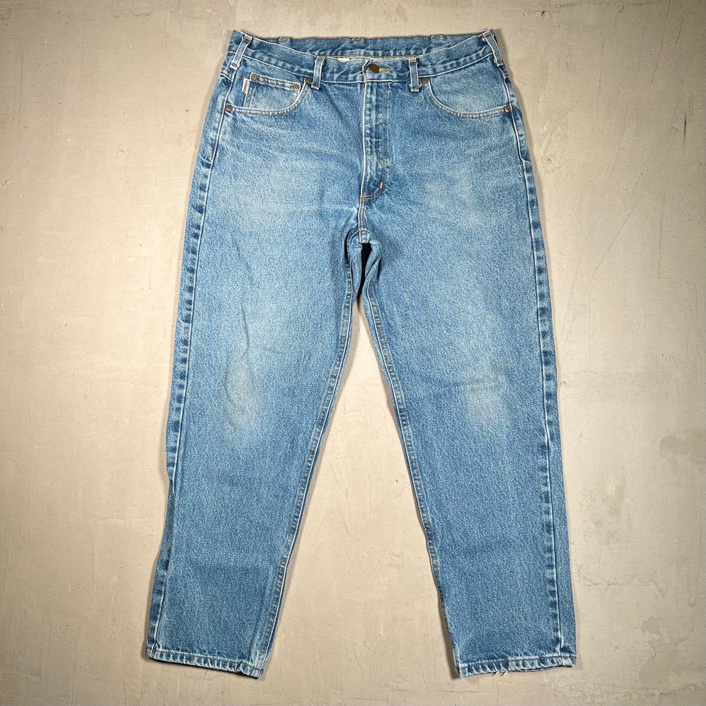 Y2K Carhartt Blue Denim Jeans Size 36 USED v19543