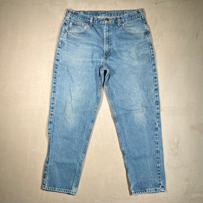 Y2K Carhartt Blue Denim Jeans Size 36 USED v19543