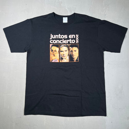 2005 Juntos En Concierto Black Tee Size Large USED v19221