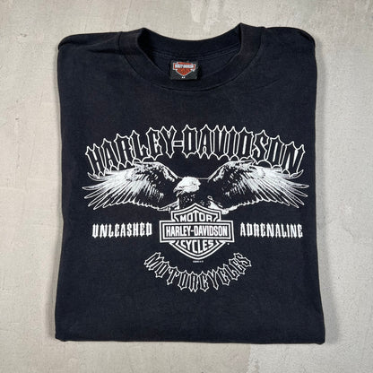 2006 Harley Davidson Black "Adrenaline" Tee SIze 3XL USED v19408