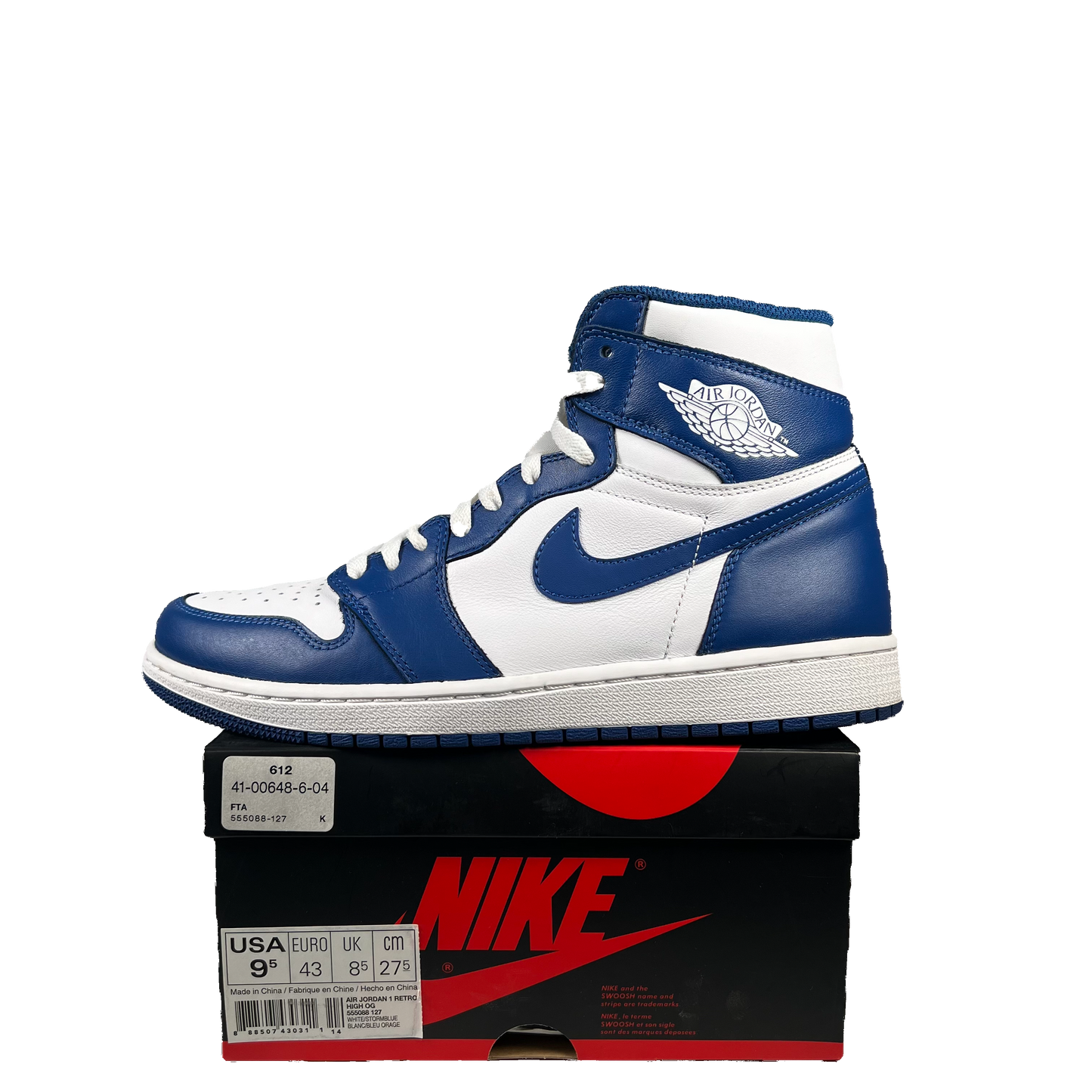 Jordan 1 High Storm Blue (2016) Size 9.5 USED s20789