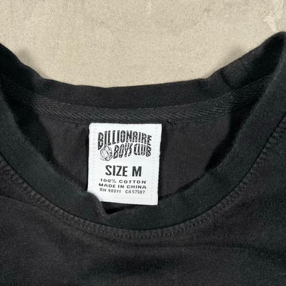 Billionaire Boys Club BBC Logo Black Tee Size Medium USED x18746