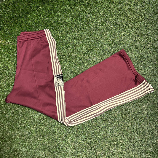 Kapital Stuntman Banner Maroon Track Pants Size 3 (Large) USED x14148