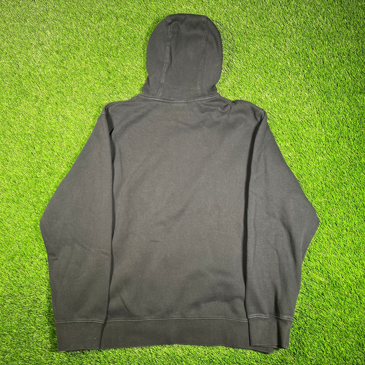 Nike Full Zip Black Logo Hoodie Size Large USED v17929