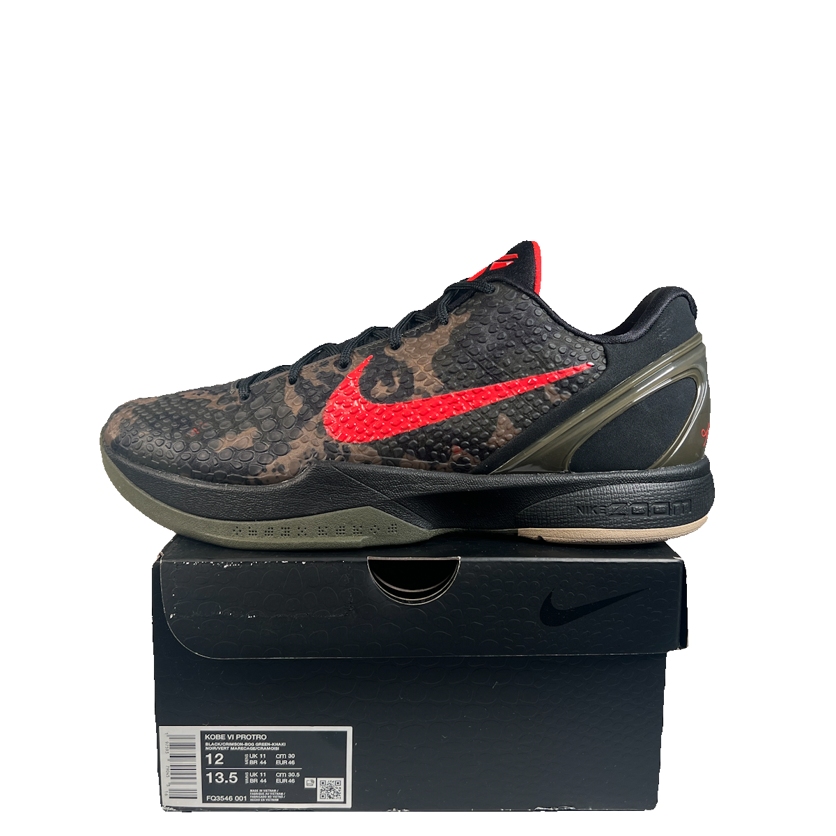 Nike Kobe 6 Italian Camo (2024) Size 12 NEW s23222