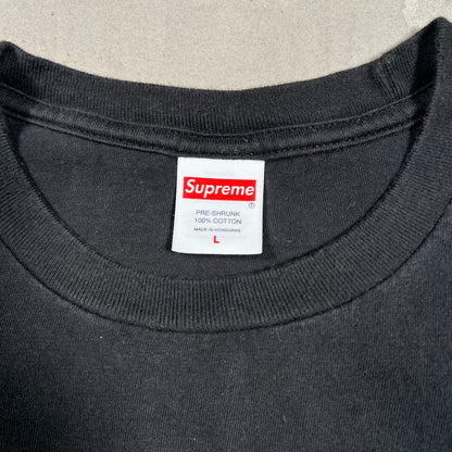 Supreme Arabic Box Logo Black Tee (2026) Size Large USED x18634