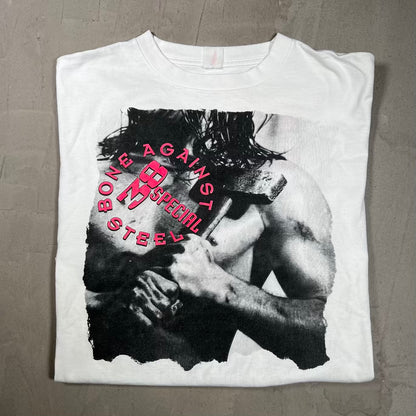 1992 Bone Against Steel 38 Special Tour White Tee Size Medium USED v20176