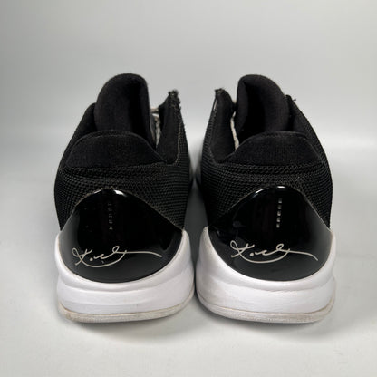 Kobe 5 Silver Black Low SAMPLES Size 8 USED s13779