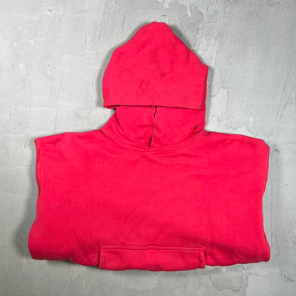 Yeezy Gap Red Double Layer Pull Over Hoodie Size Small USED x18810