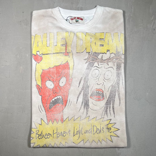 Vale Valley Dreams Jesus Devil Thermal White Size Small NEW x17015