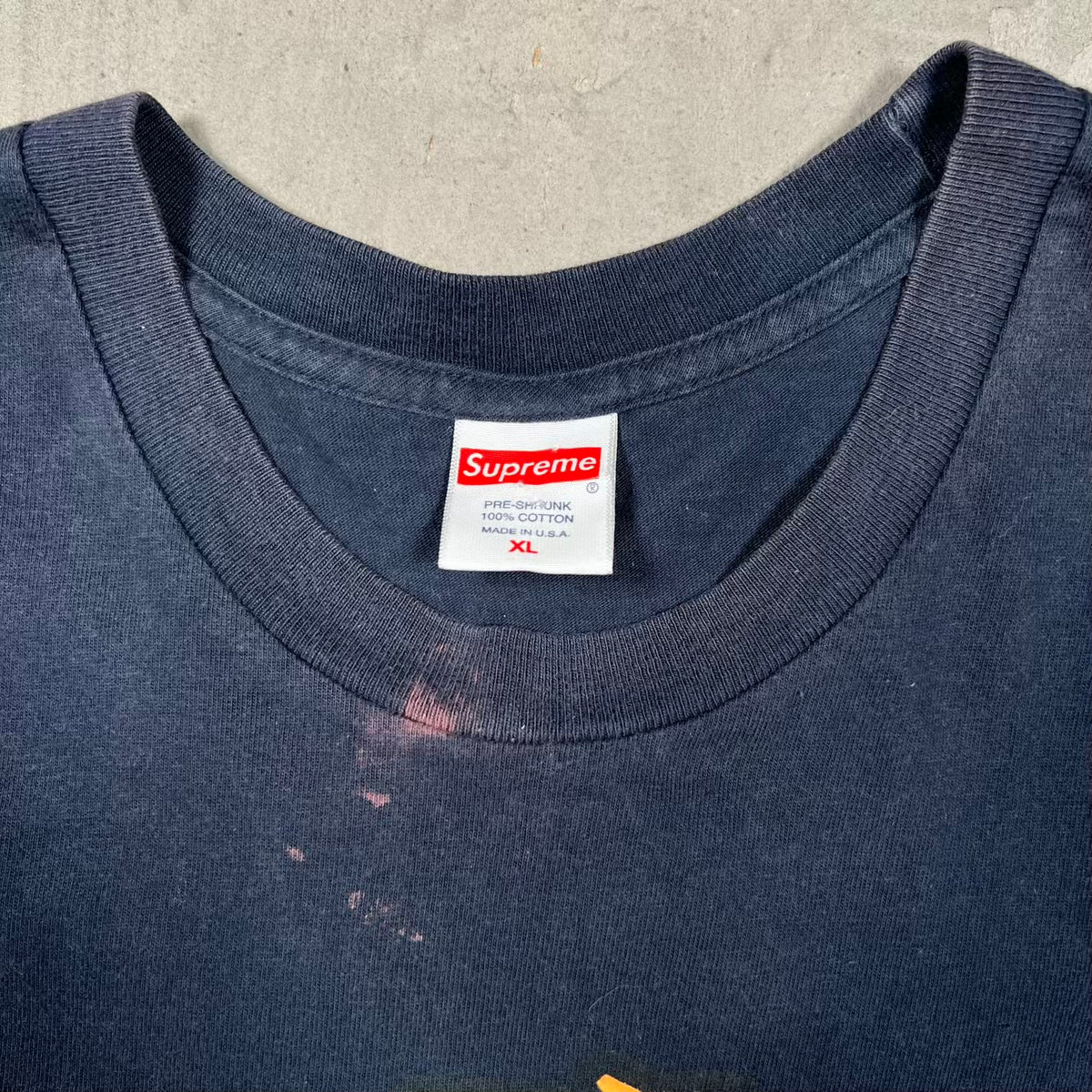 Supreme Molotov Kid Tee Navy (2019) Size XL USED x18621