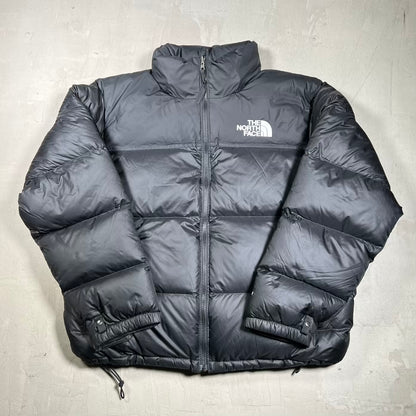 North Face 700 Series Black Puffy Jacket Size Large USED v20259