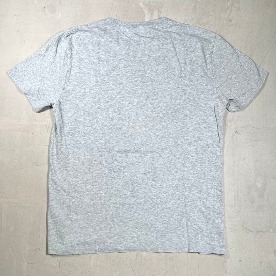 ALD Aime Leon Dore Simple White Spellout Grey Tee Size Large USED x18602