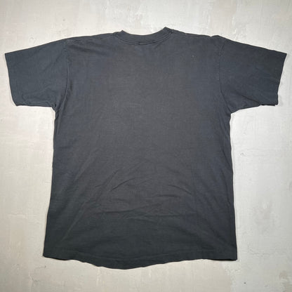 1990s Psycho Universal Studios Florida Promo Black Tee Size XL USED v18932
