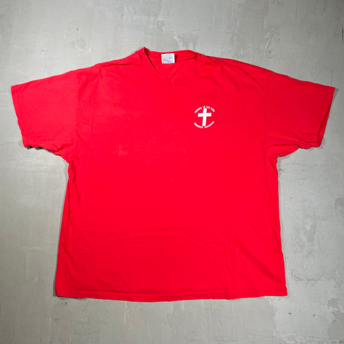1990s Church in the Wind Red Tee Size XXL USED v20181