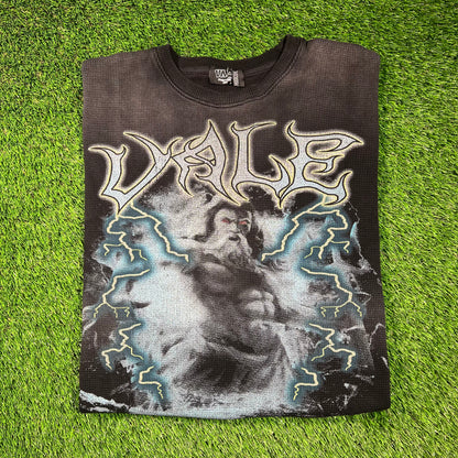 Vale Wizard Lightning Black Thermal Longsleeve Size Medium USED x16577