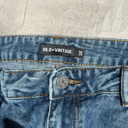 GV Gallery Raspberry Hills Casamigo Blue Denim Pants Size 36 USED x18932