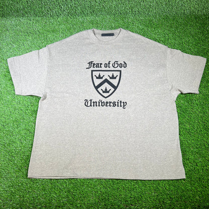Fear of God FOG Essentials University Heather Grey Tee Size Medium NEW x14363
