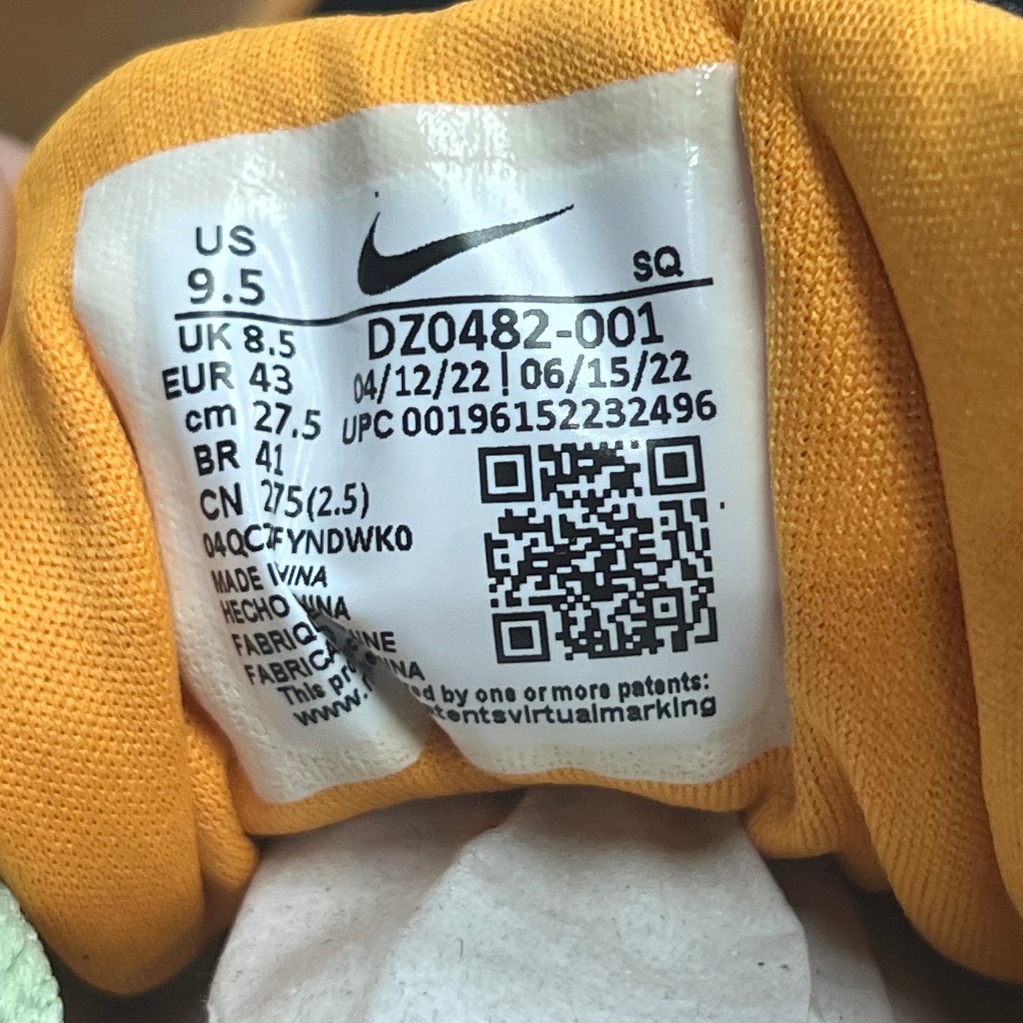 Nike Air Max 1 Duck Honey Dew (2022) Size 9.5 NEW s21925
