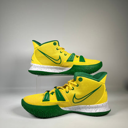 Nike Kyrie 7 Oregon Ducks Yellow Strike PE Size 12 USED s17073