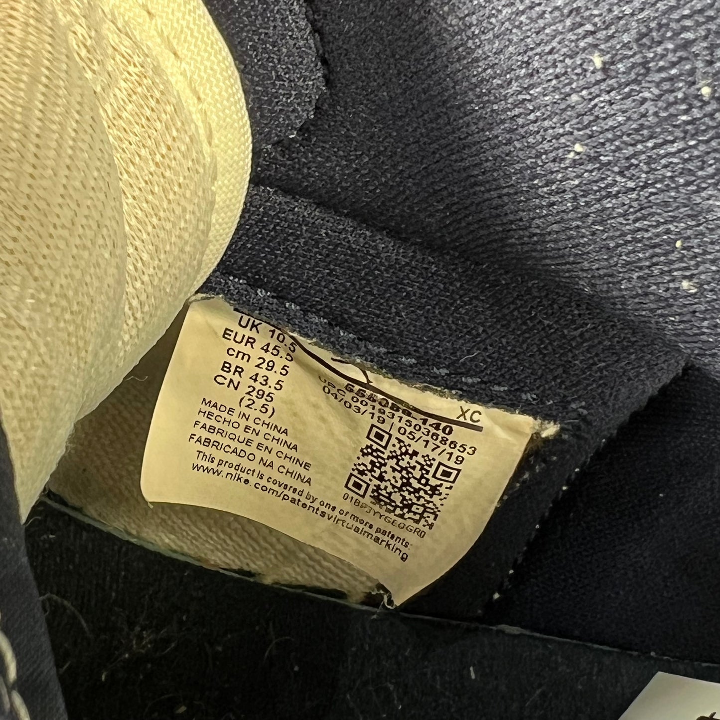 Jordan 1 High Obsidian (2019) Size 11.5 USED s18197