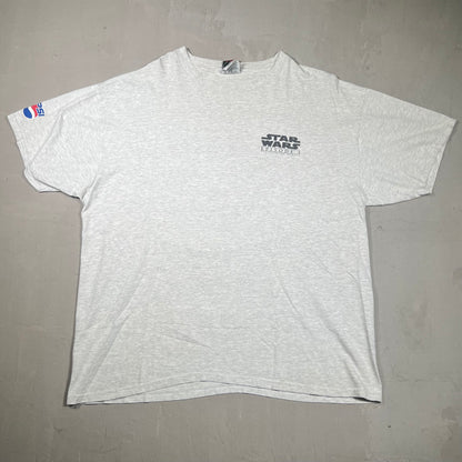 Y2K Star Wars Episode The Phantom Menace Grey Tee Size XL USED v16674