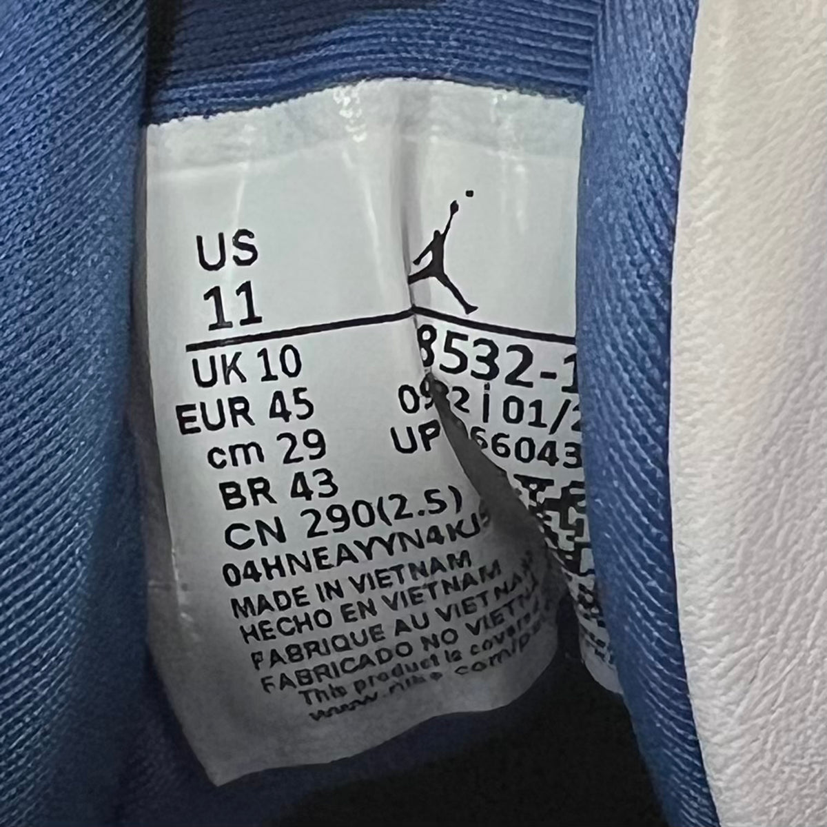Jordan 3 Wizards (2023) Size 11 USED s23401